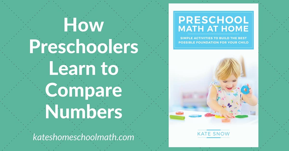 How Preschoolers Learn to Compare Numbers