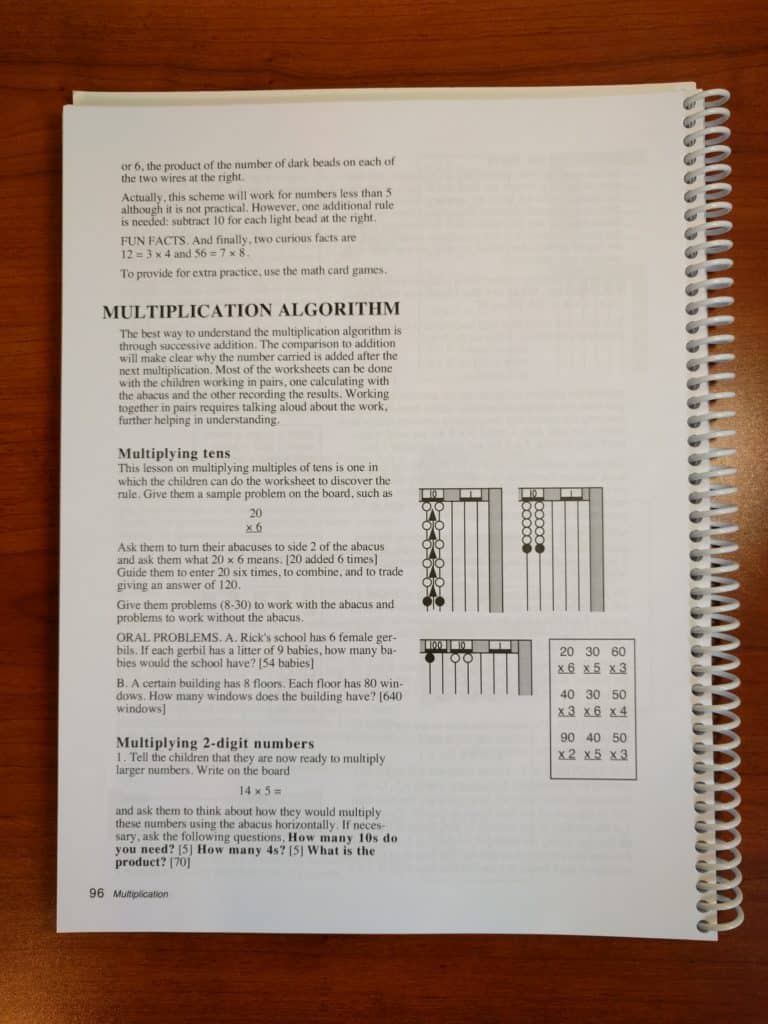 Activities for the AL Abacus-Review - Kate Snow - Homeschool Math Help