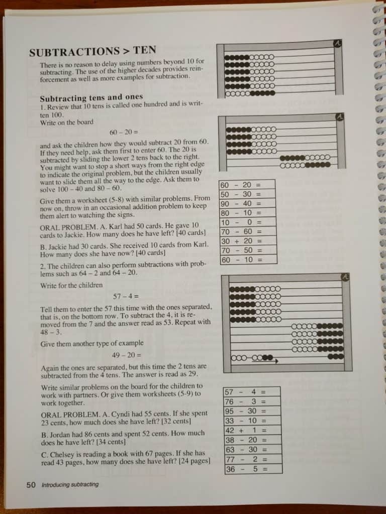 Activities for the AL Abacus-Review - Kate Snow - Homeschool Math Help